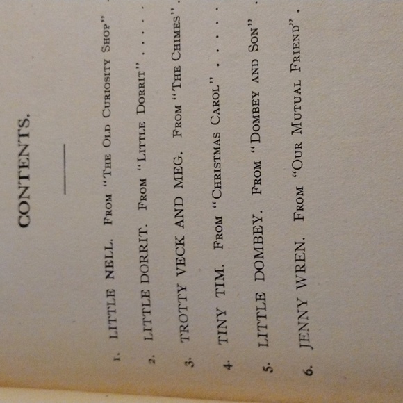 Antique Book Little Folks Stories from Dickens Published in 1898 - Picture 4 of 9